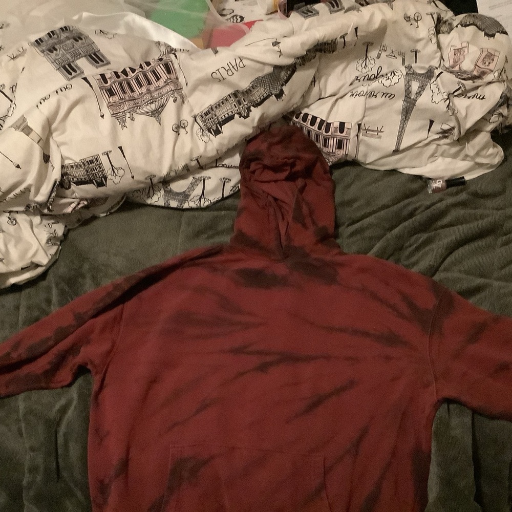 red & black no boundaries hoodie